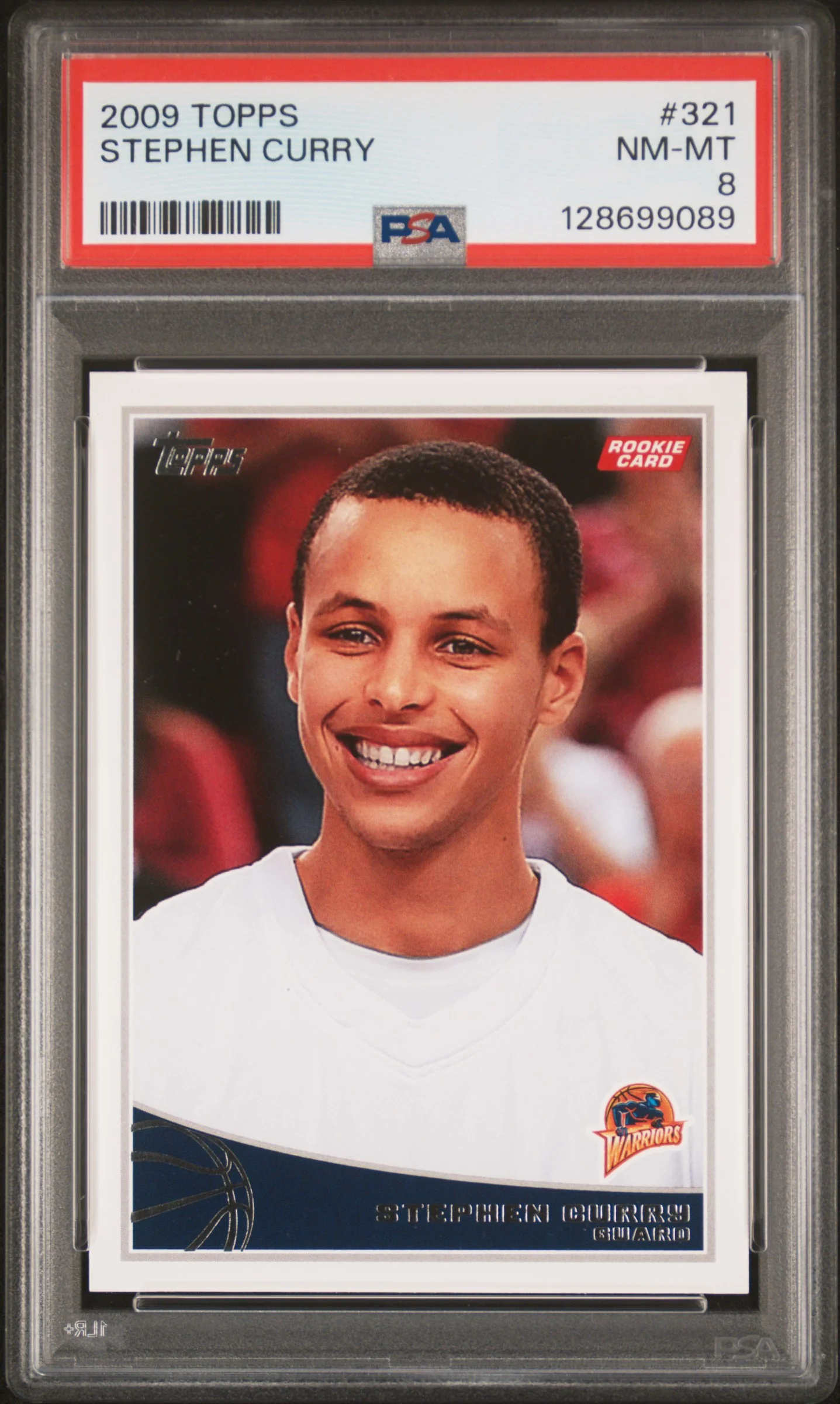 2009 Topps Stephen Curry #321 PSA 8