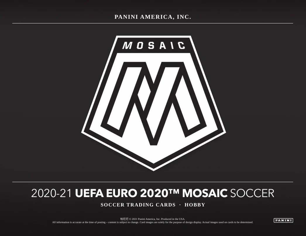 2020-21 Panini Mosaic UEFA Euro Soccer Hobby Box - Image 2