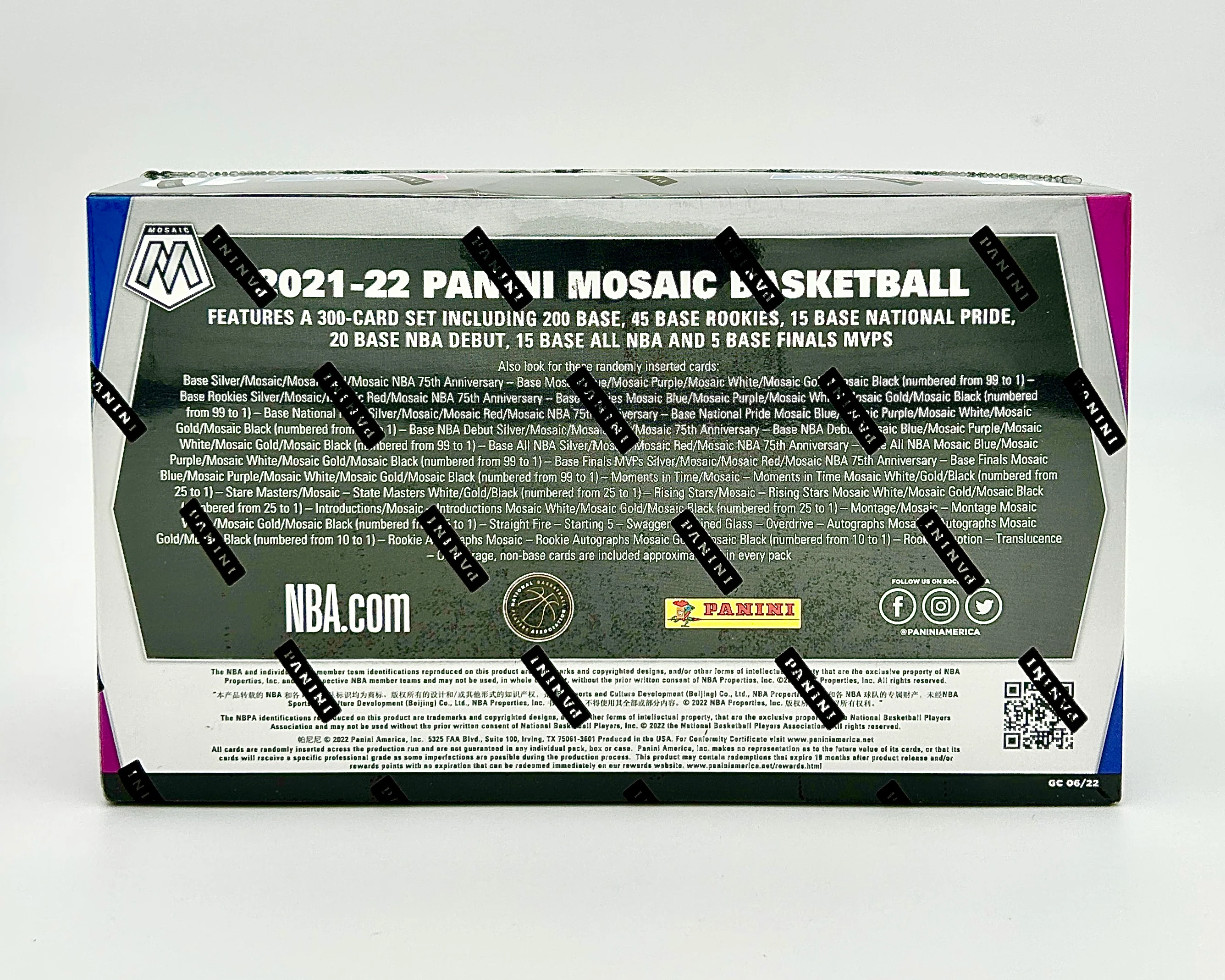 2021-22 Panini Mosaic Basketball Hobby Box - Image 2