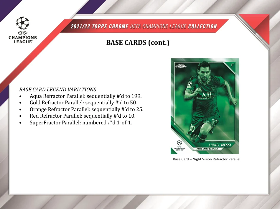 2021-22 Topps Chrome UEFA Champions League Soccer Hobby Box - Image 4