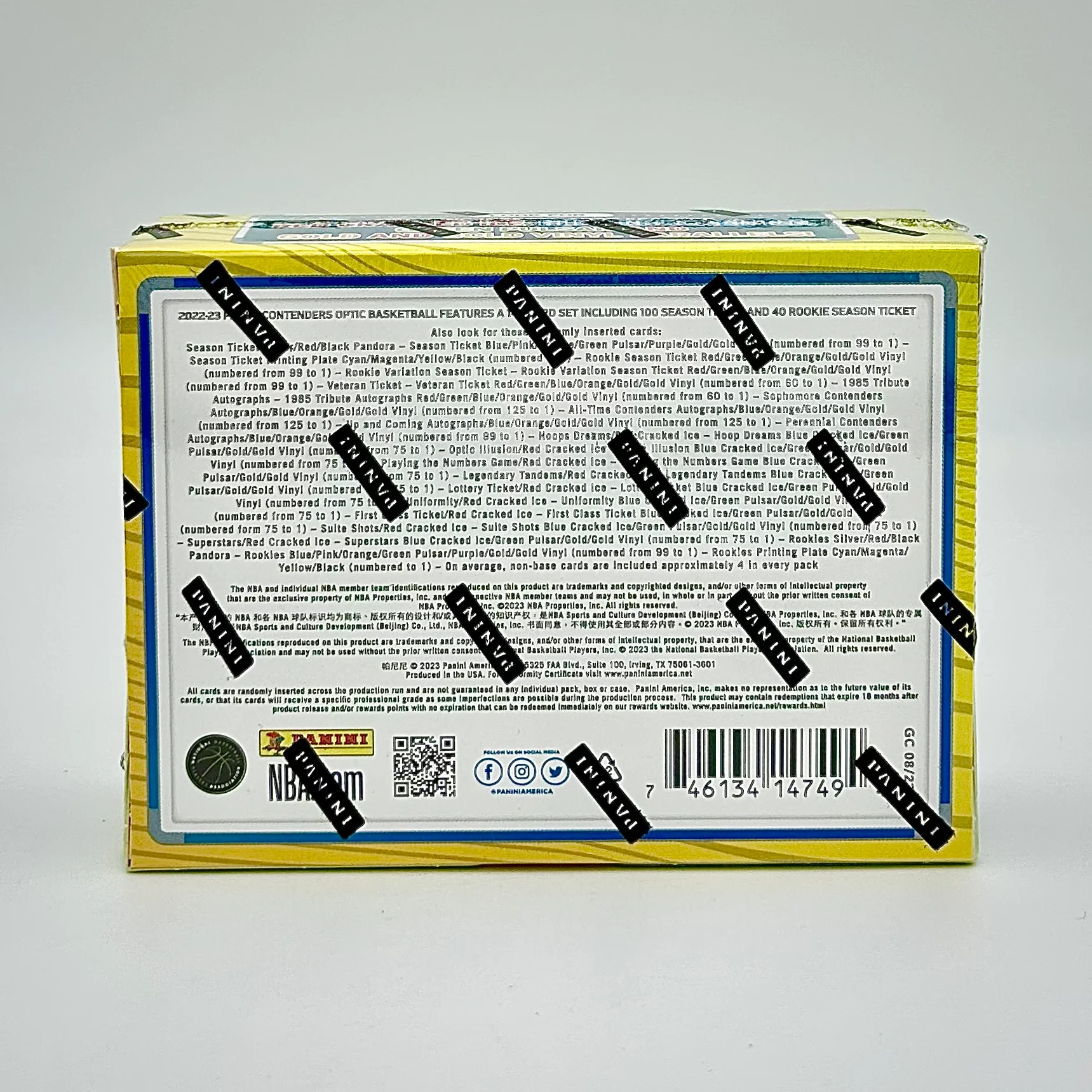 2022-23 Panini Contenders Optic Basketball Hobby Box - Image 2