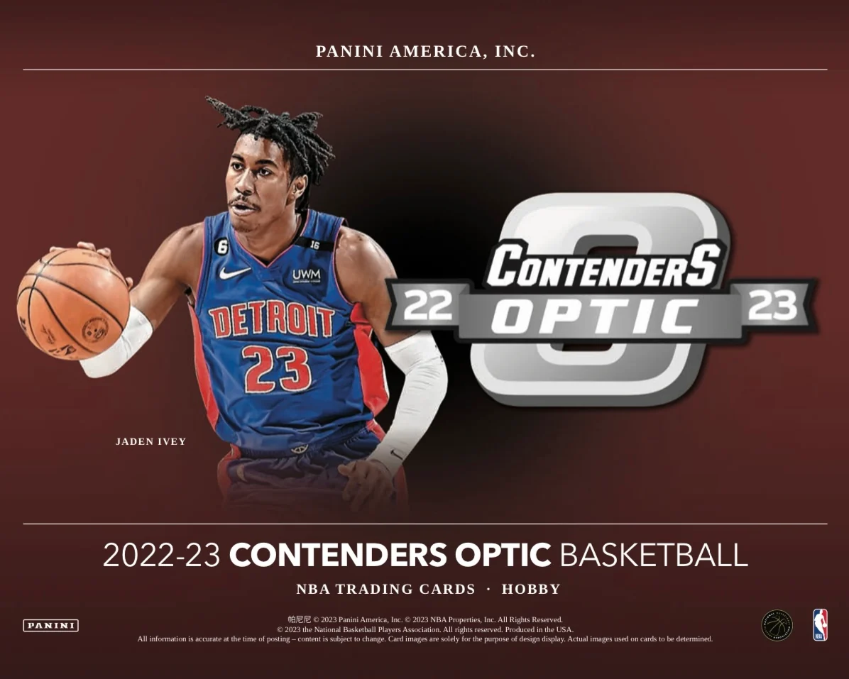 2022-23 Panini Contenders Optic Basketball Hobby Box - Image 3