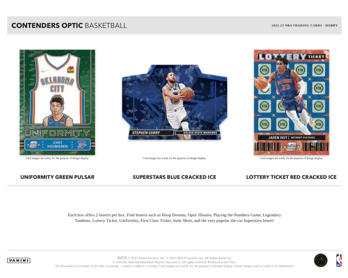 2022-23 Panini Contenders Optic Basketball Hobby Box - Image 5