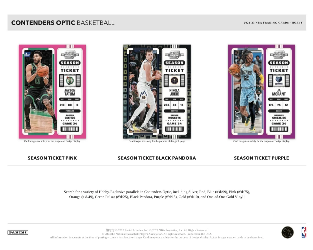 2022-23 Panini Contenders Optic Basketball Hobby Box - Image 6
