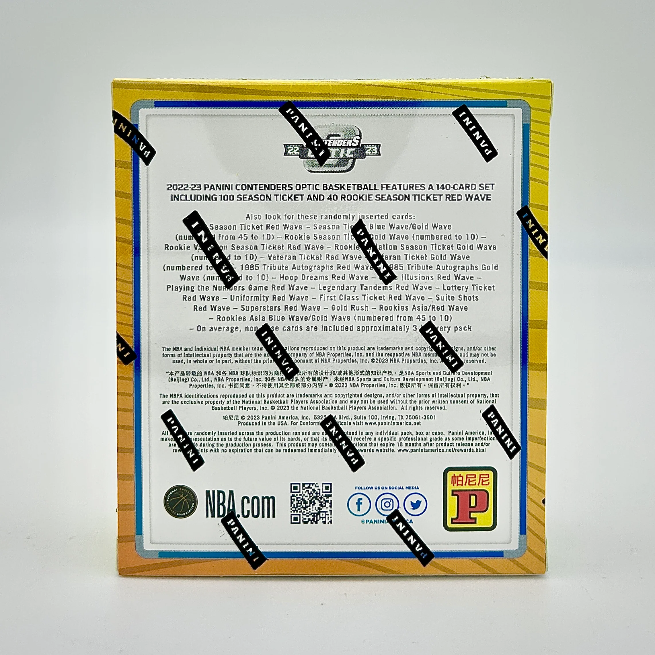 2022-23 Panini Contenders Optic Basketball TMALL Box - Image 2
