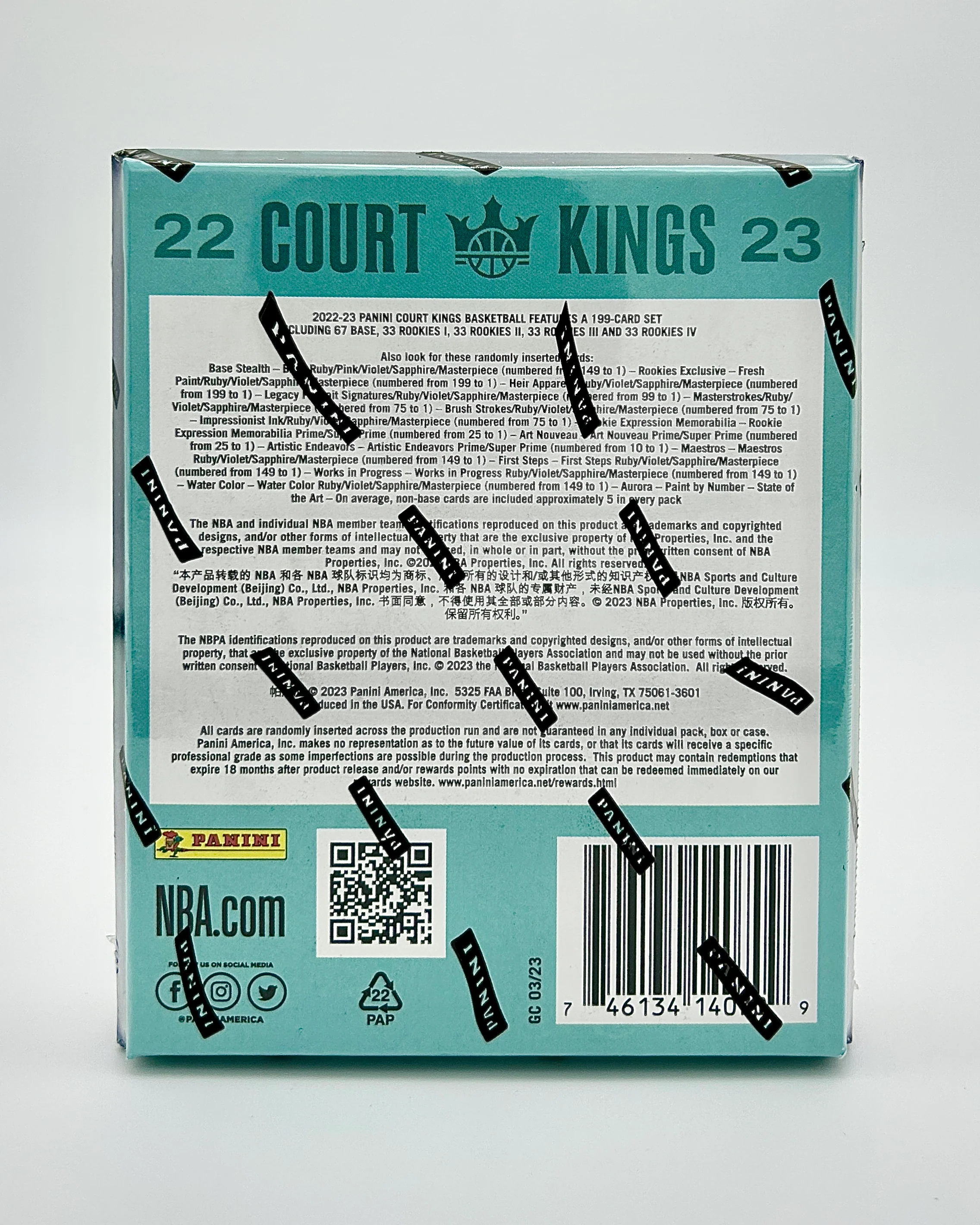 2022-23 Panini Court Kings Basketball Hobby Box - Image 2