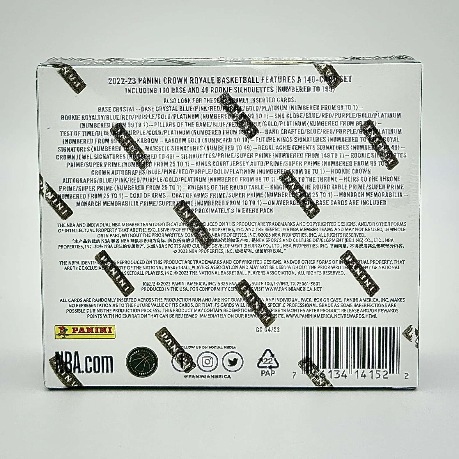 2022-23 Panini Crown Royale Basketball Hobby Box - Image 2