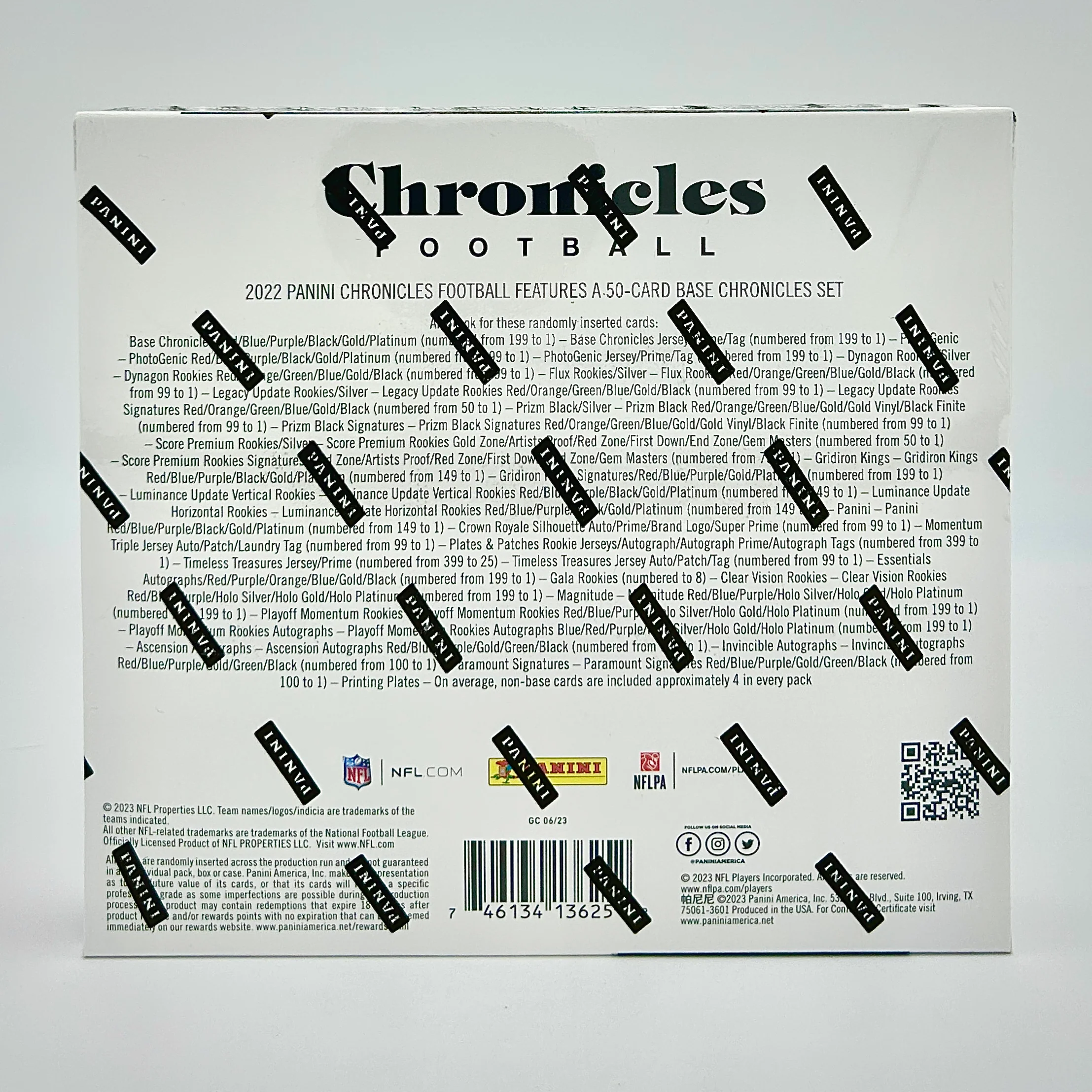 2022 Panini Chronicles Football Hobby Box - Image 2