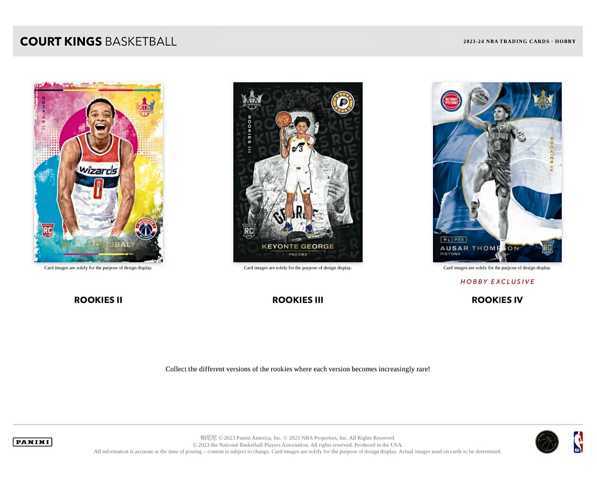 2023-24 Panini Court Kings Basketball Hobby Box - Image 5
