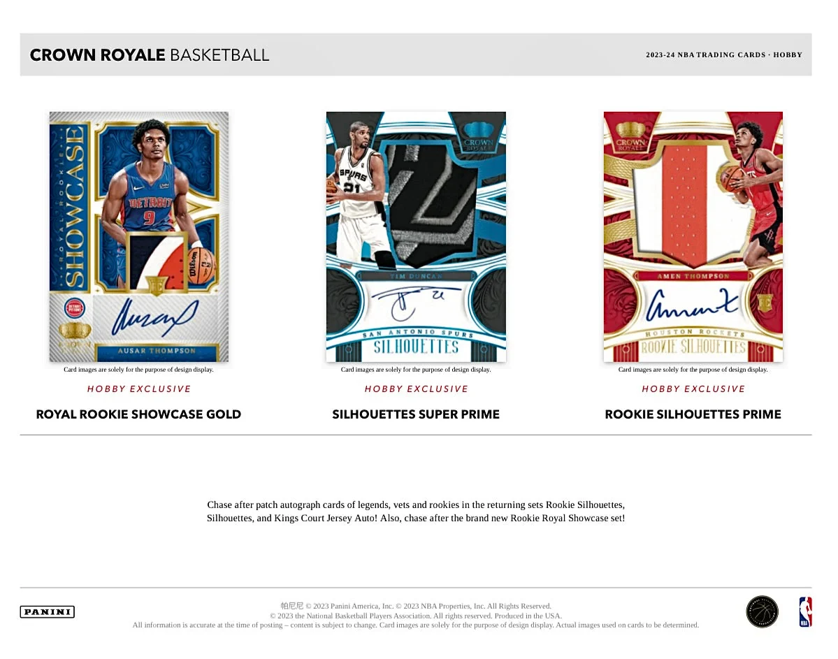 2023-24 Panini Crown Royale Basketball Hobby Box - Image 3