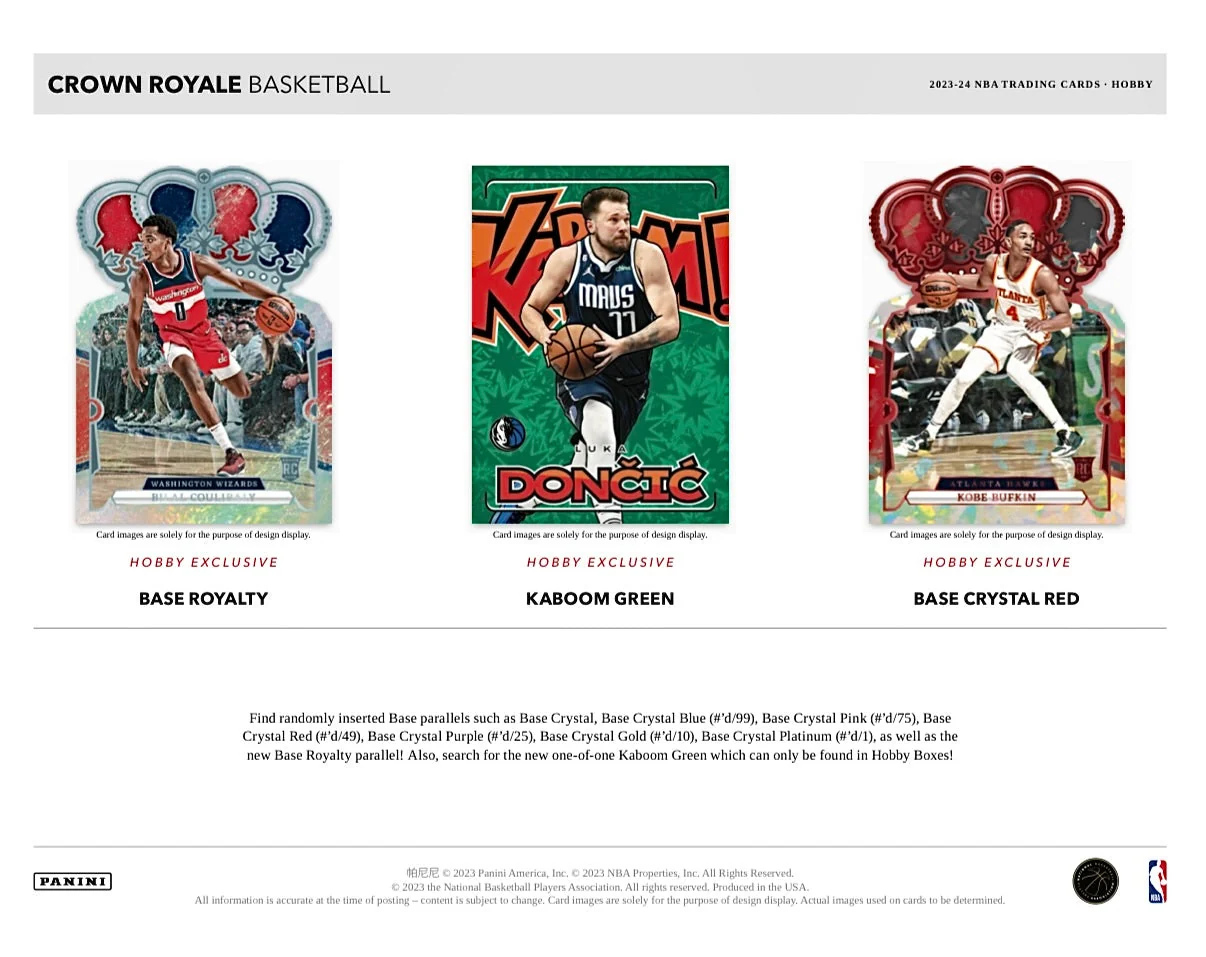 2023-24 Panini Crown Royale Basketball Hobby Box - Image 4