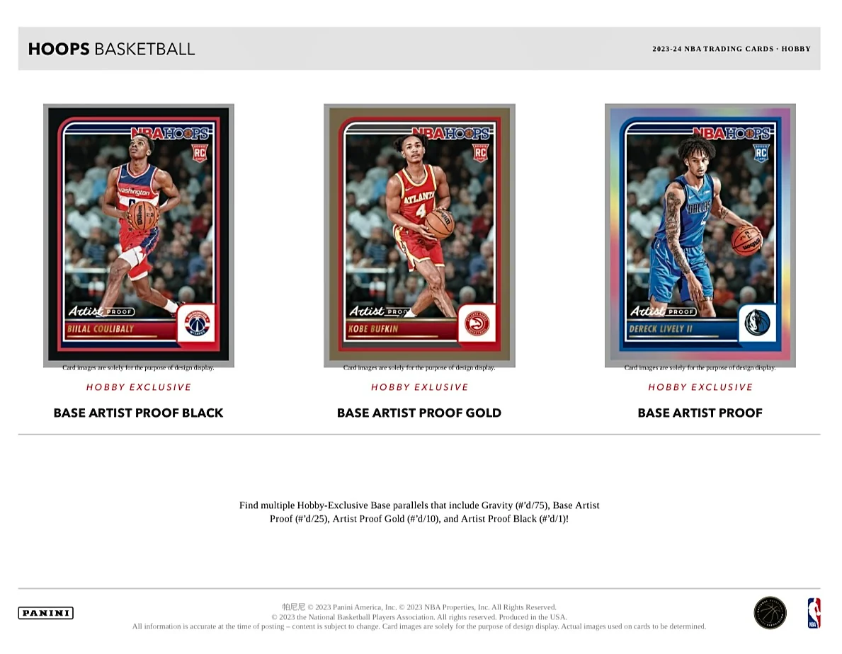 2023-24 Panini Hoops Basketball Hobby Box - Image 7
