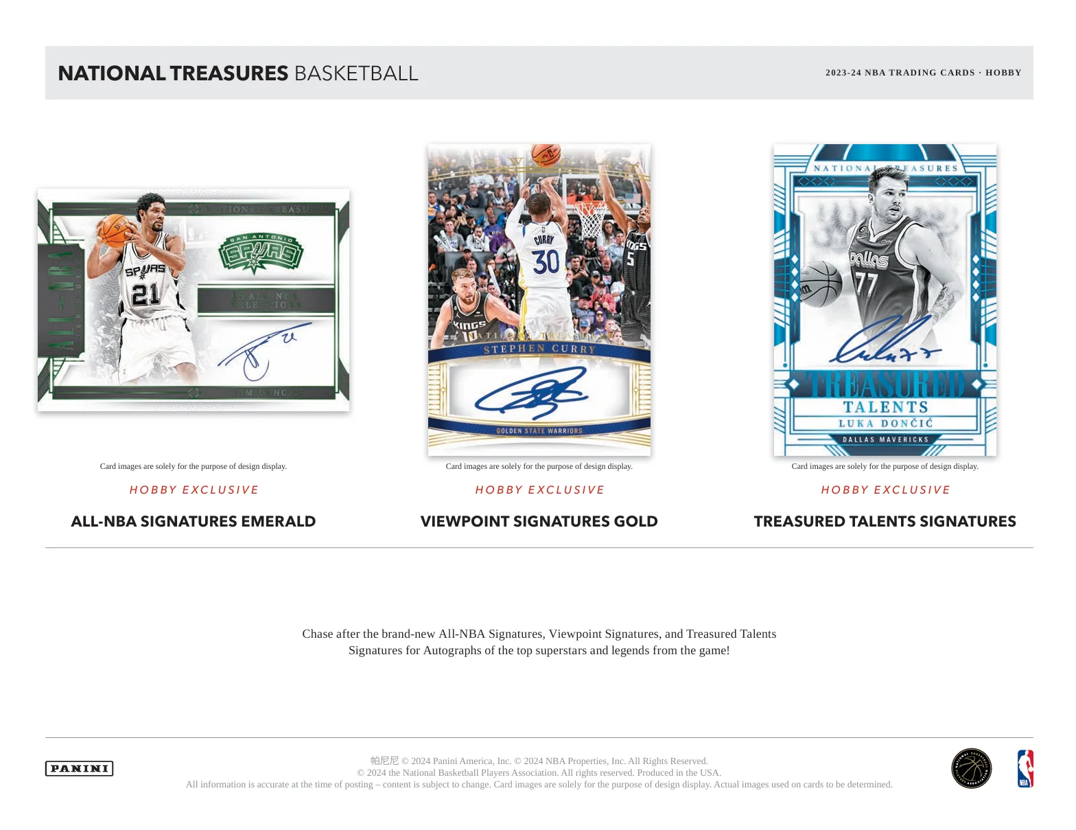2023-24 Panini National Treasures Basketball Hobby Box - Image 4