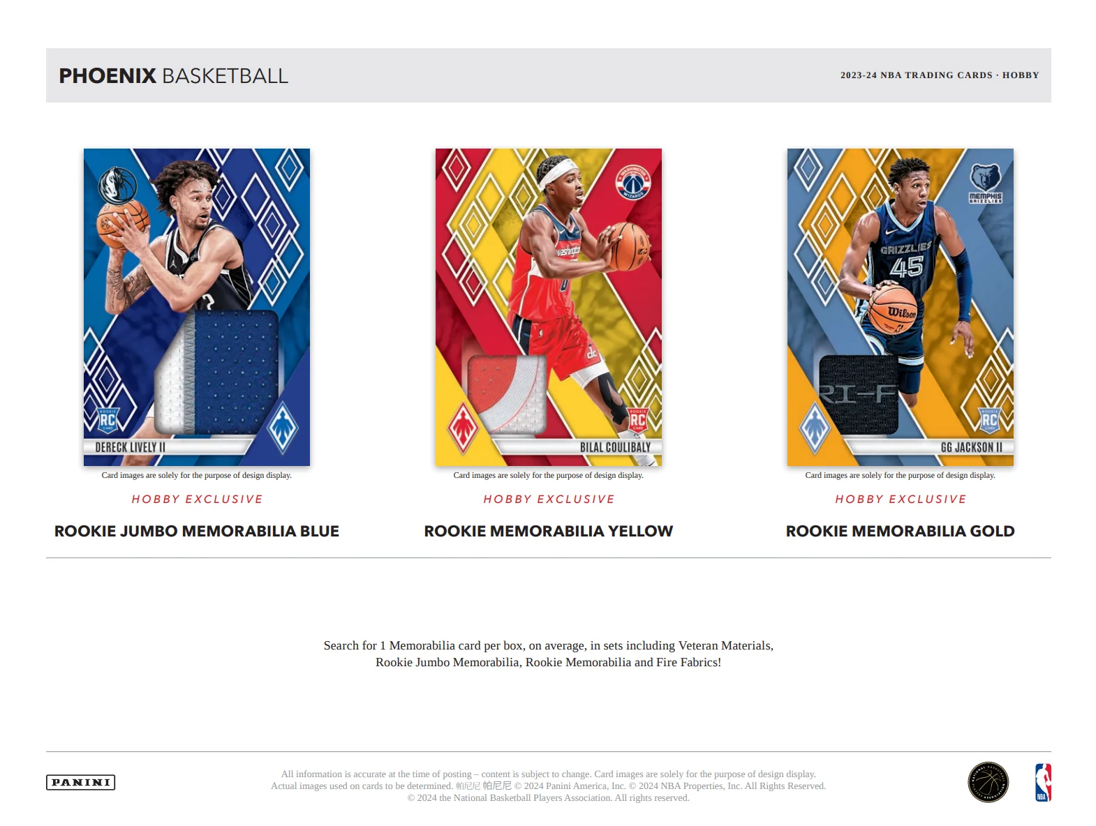 2023-24 Panini Phoenix Basketball Hobby Box - Image 5