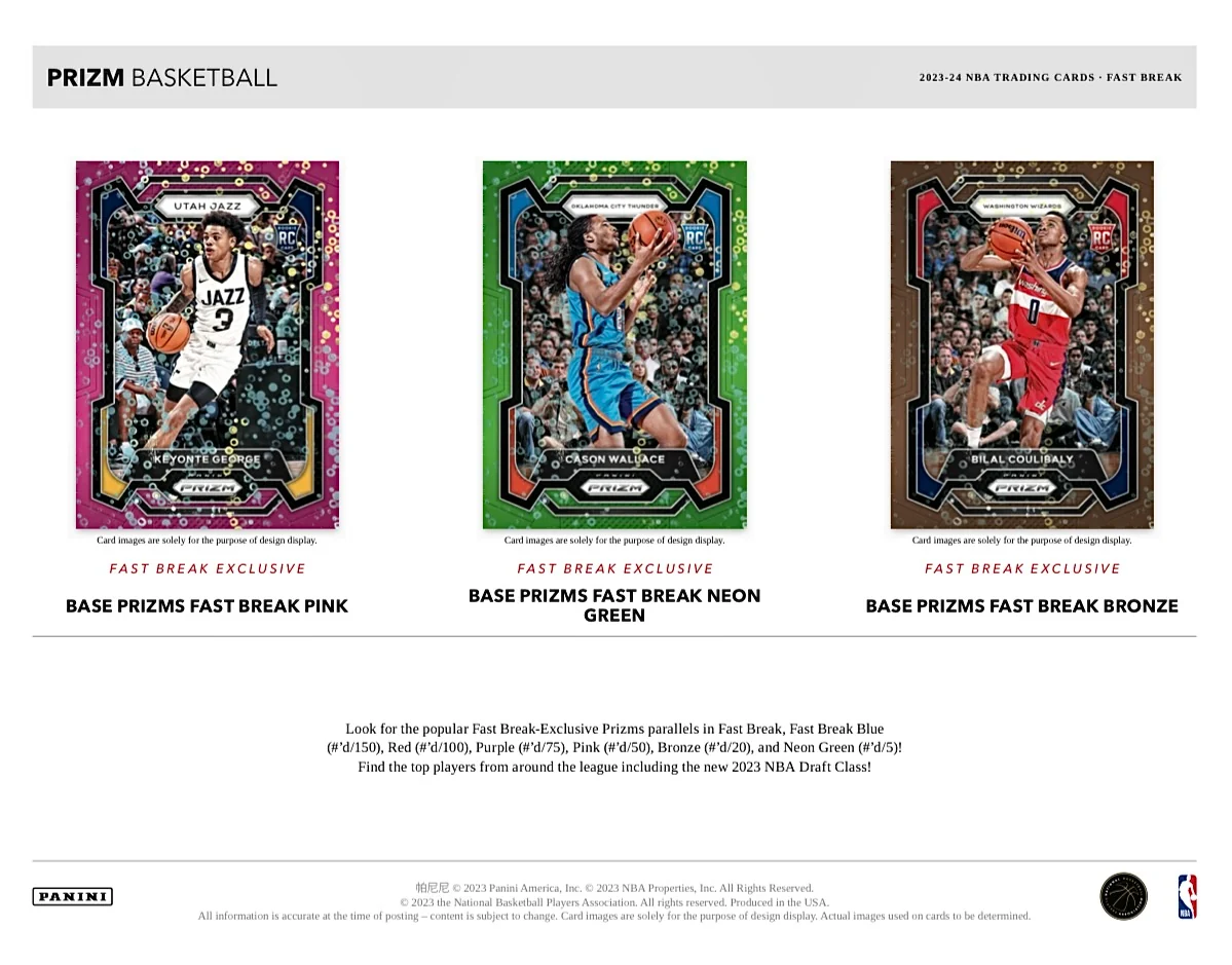 2023-24 Panini Prizm Basketball Fast Break Box - Image 5