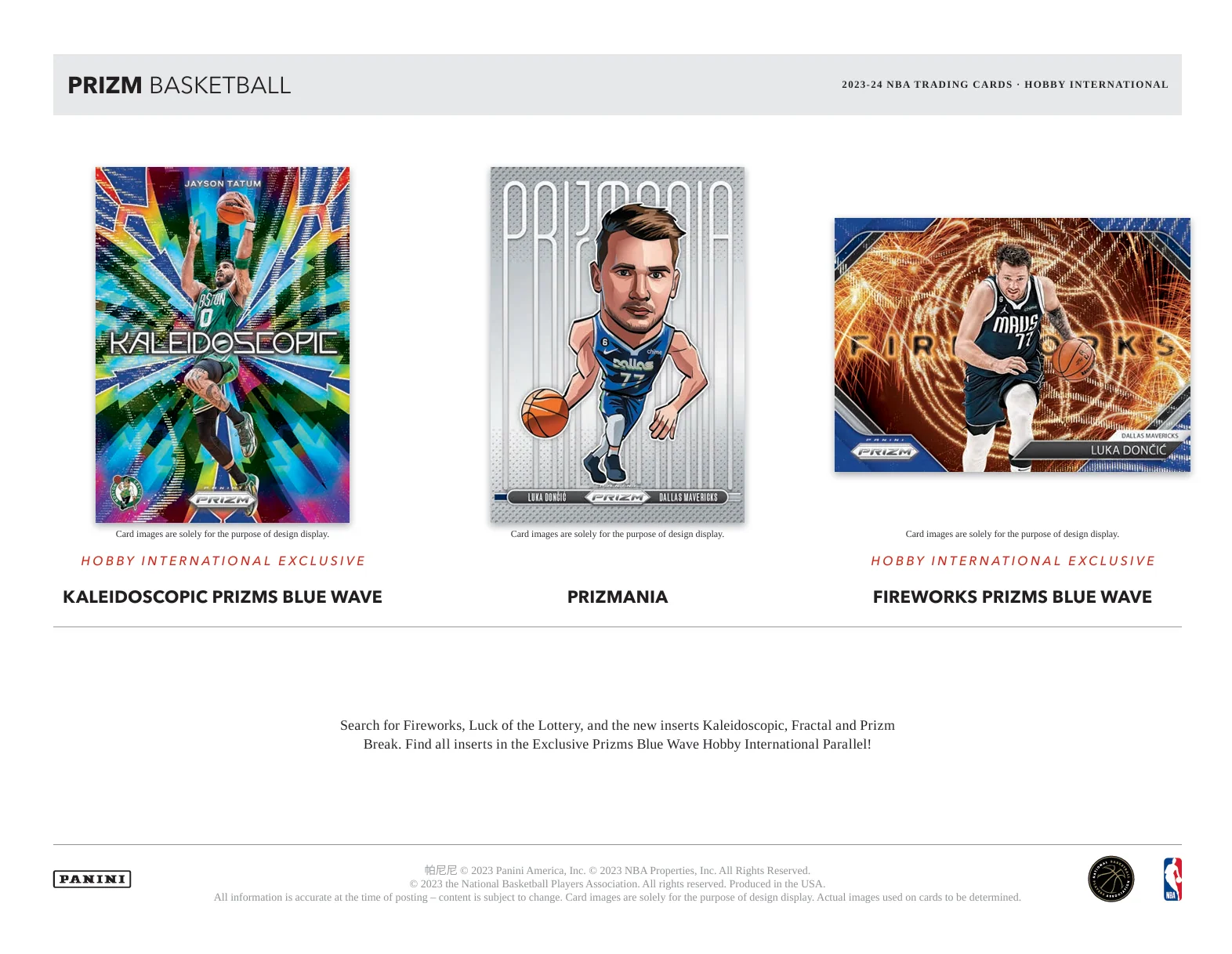 2023-24 Panini Prizm Basketball Hobby International Box - Image 5