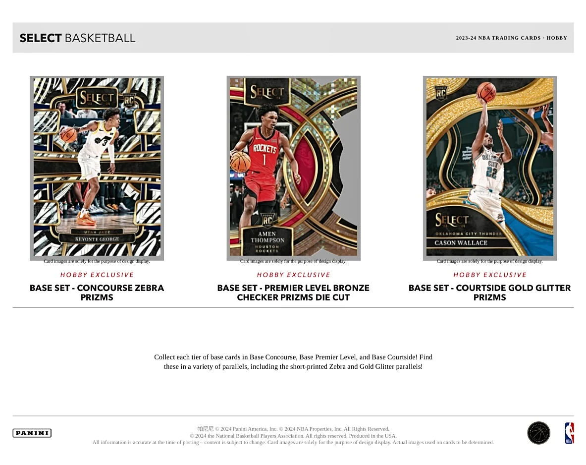 2023-24 Panini Select Basketball Hobby Box - Image 3