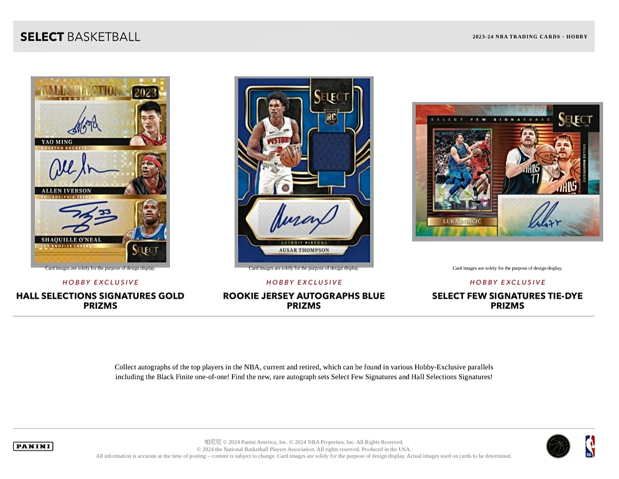 2023-24 Panini Select Basketball Hobby Box - Image 4