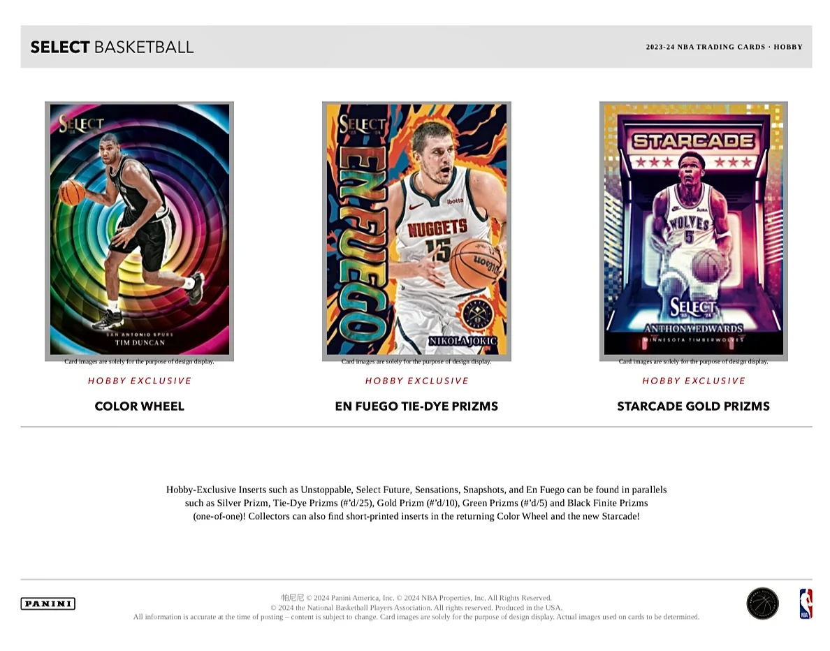2023-24 Panini Select Basketball Hobby Box - Image 5