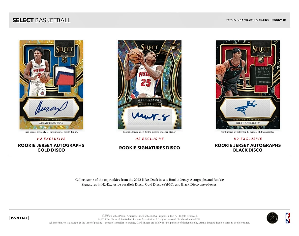 2023-24 Panini Select Basketball Hybrid H2 Box - Image 4
