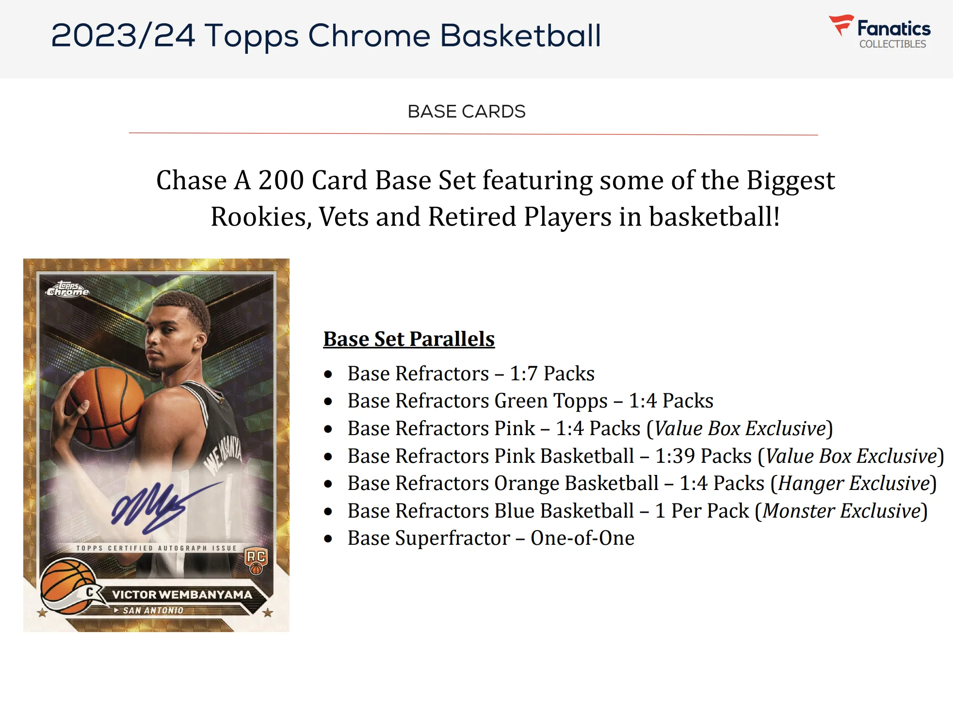 2023-24 Topps Chrome Basketball Monster Box - Image 4