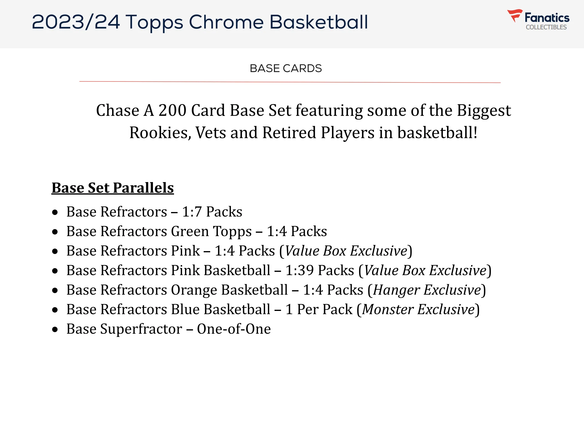 2023-24 Topps Chrome Basketball Value Box - Image 4