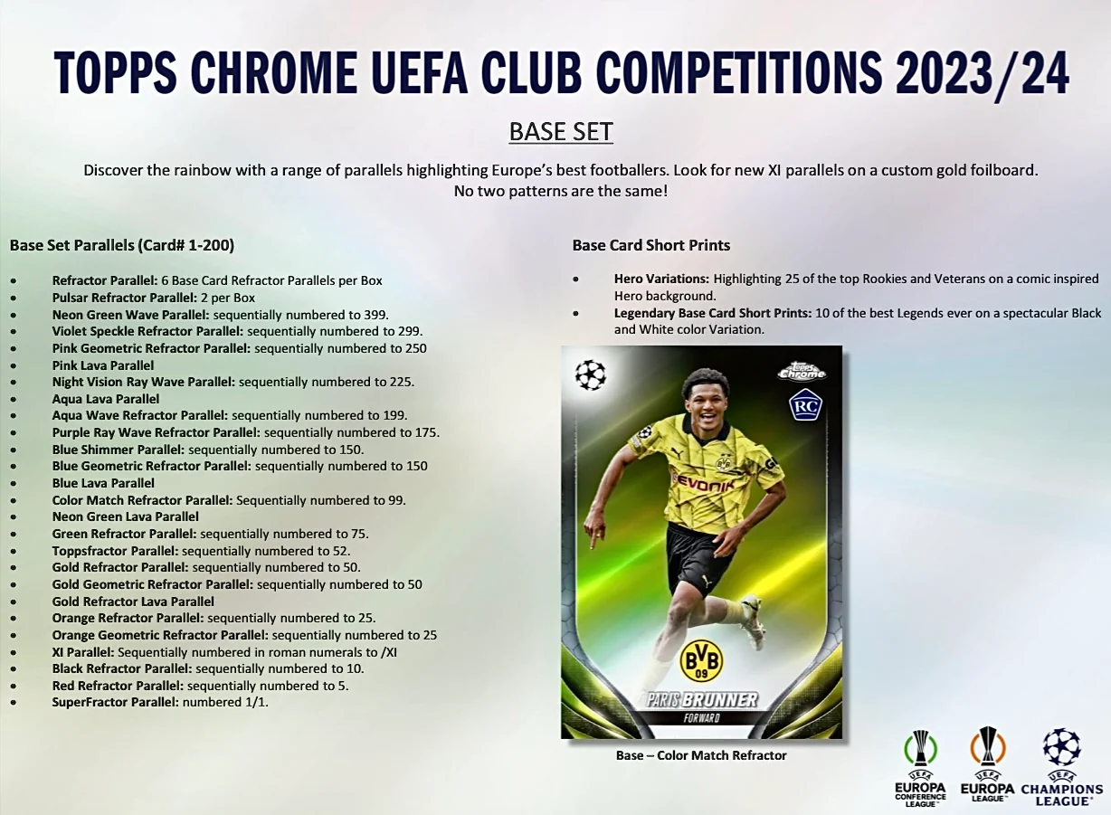 2023-24 Topps Chrome UEFA Club Competitions Hobby Box - Image 3