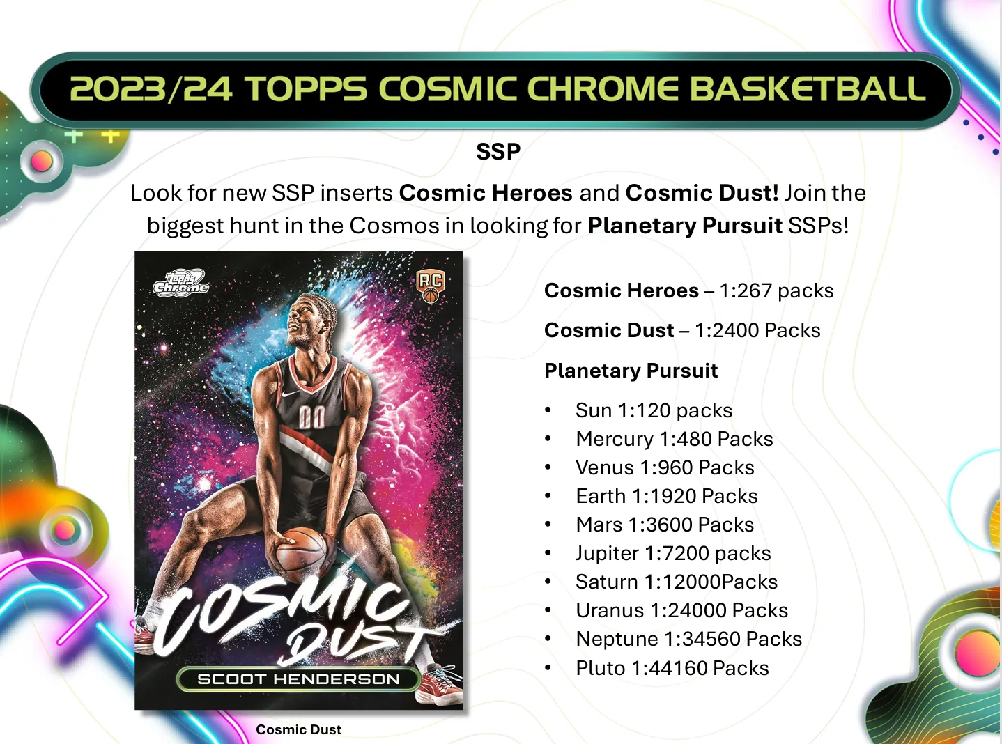 2023-24 Topps Cosmic Chrome Basketball Hobby Box - Image 5