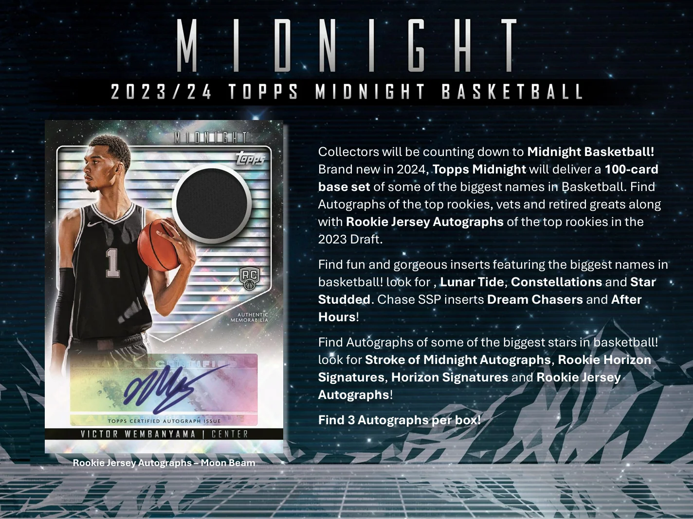 2023-24 Topps Midnight Basketball Hobby Box - Image 2