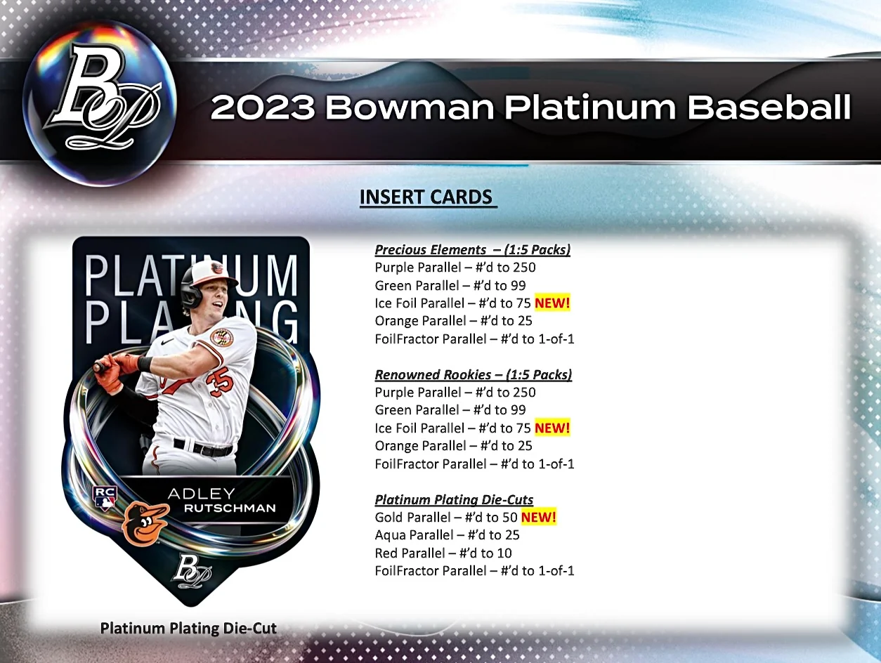 2023 Bowman Platinum Baseball Monster Box - Image 5