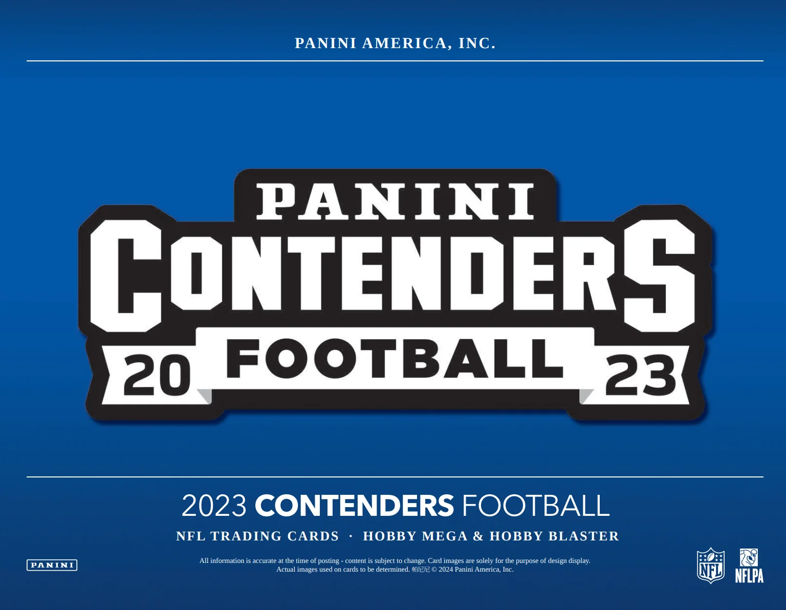 2023 Panini Contenders Football Hobby Blaster Box - Image 2
