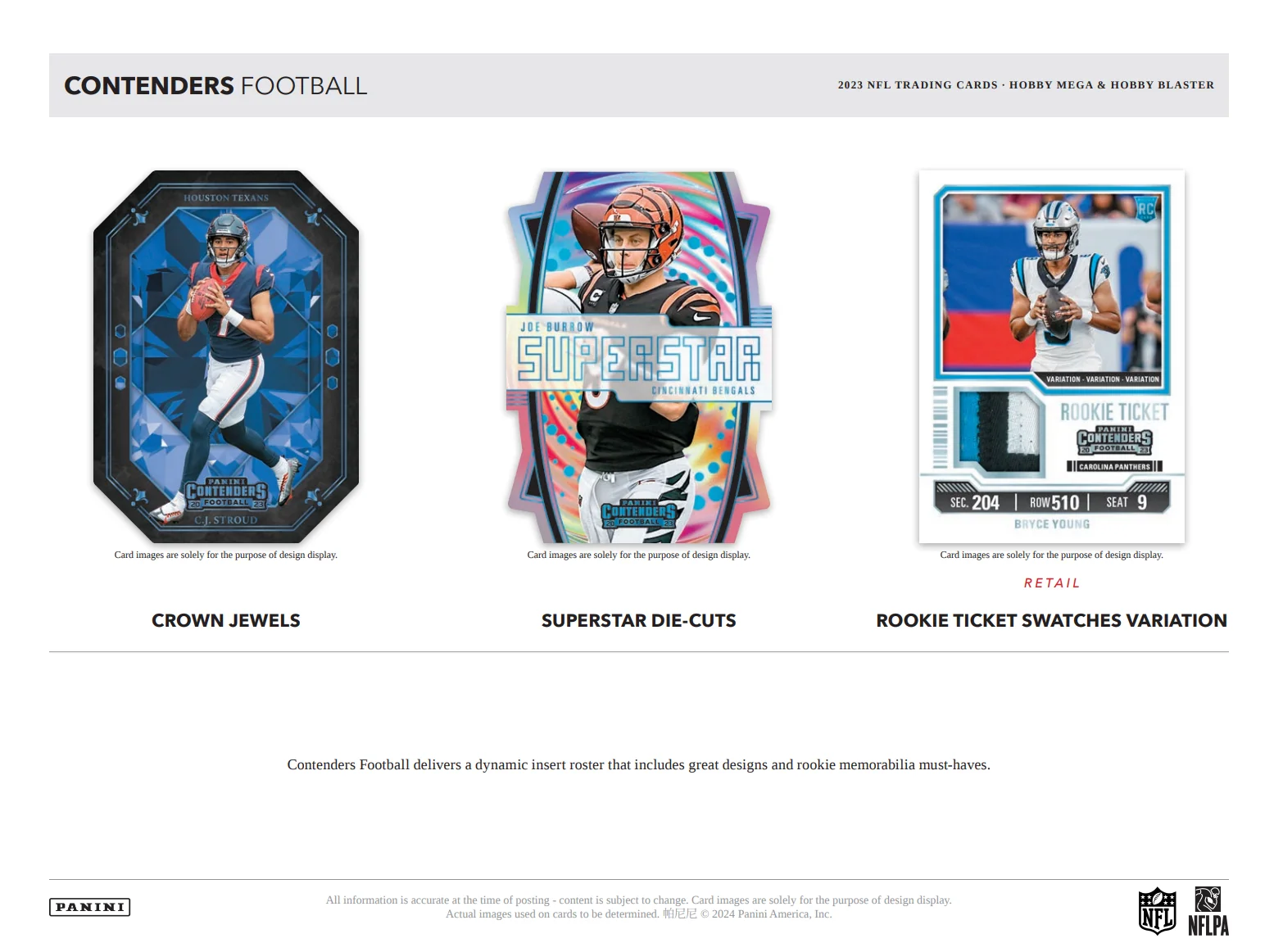 2023 Panini Contenders Football Hobby Blaster Box - Image 4