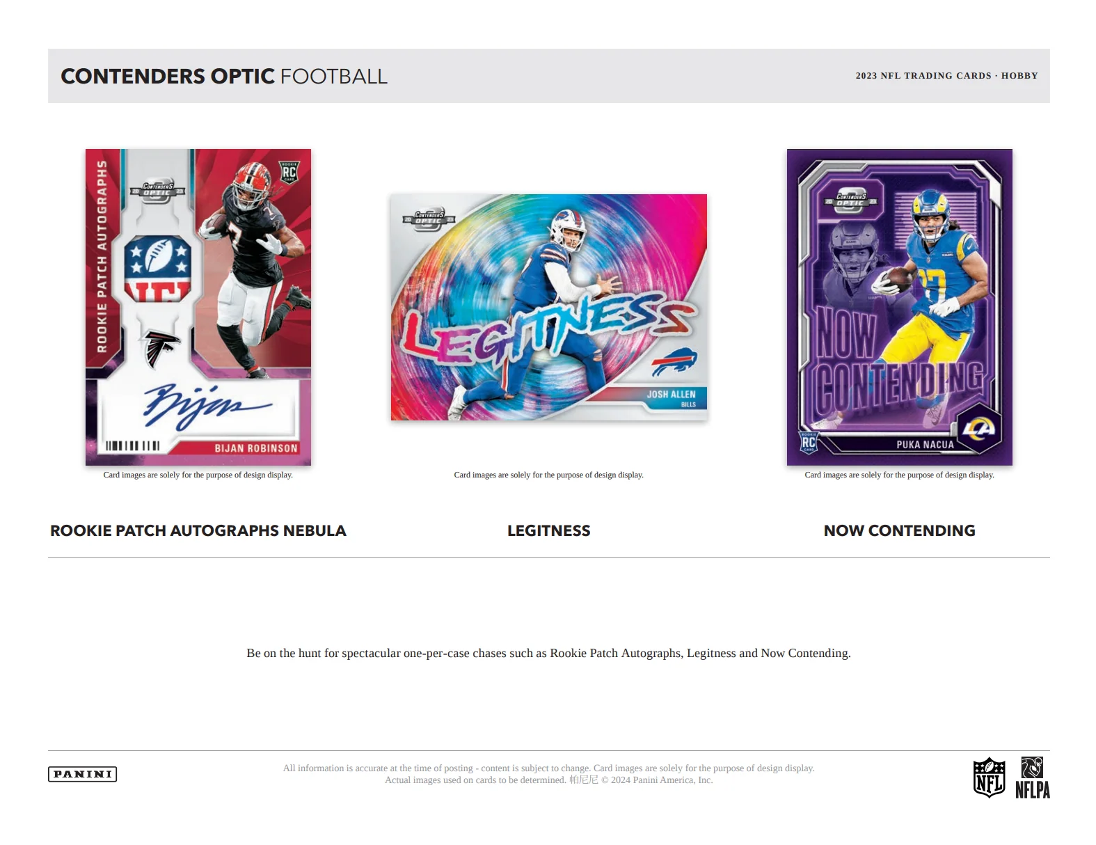 2023 Panini Contenders Optic Football Hobby Box - Image 5