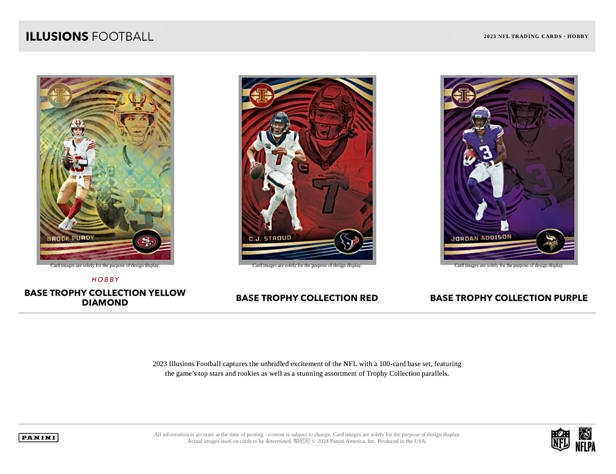 2023 Panini Illusions Football Hobby Box - Image 4