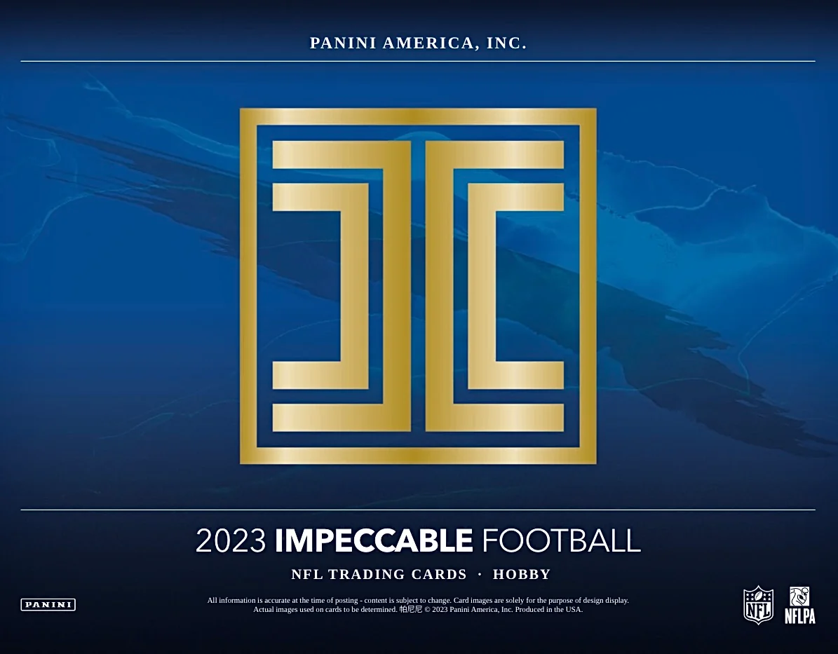 2023 Panini Impeccable Football Hobby Box - Image 3