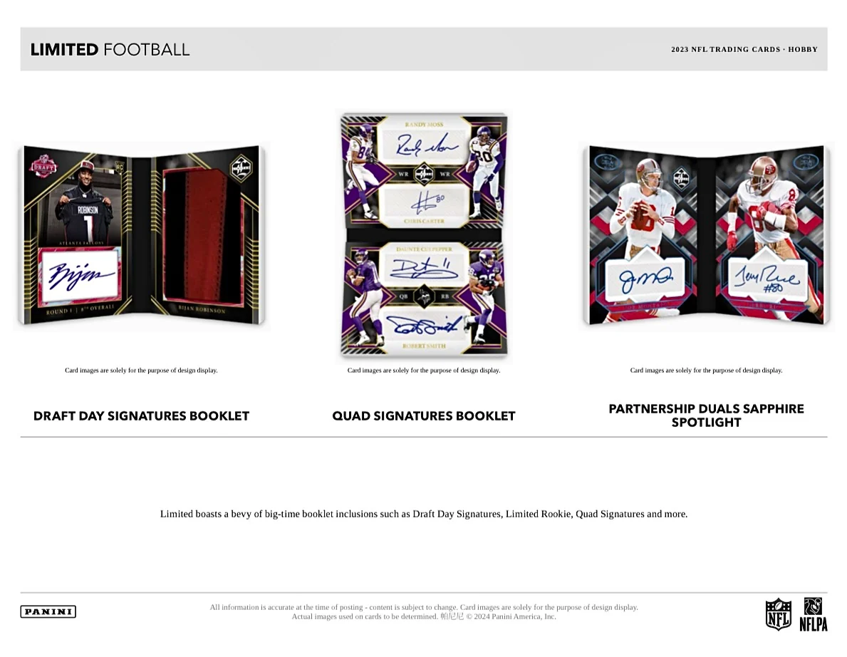 2023 Panini Limited Football Hobby Box - Image 5