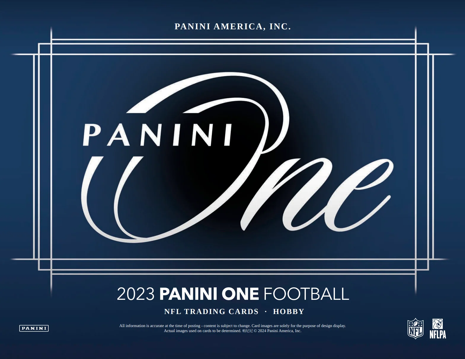 2023 Panini One Football Hobby Box - Image 2
