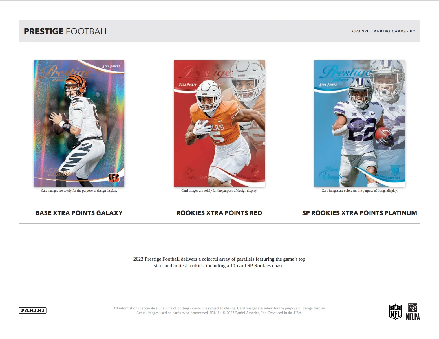 2023 Panini Prestige Football H2 Box - Image 4