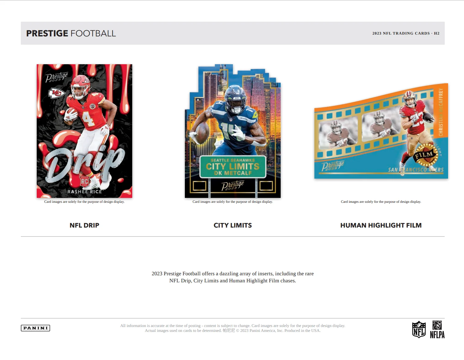 2023 Panini Prestige Football H2 Box - Image 6