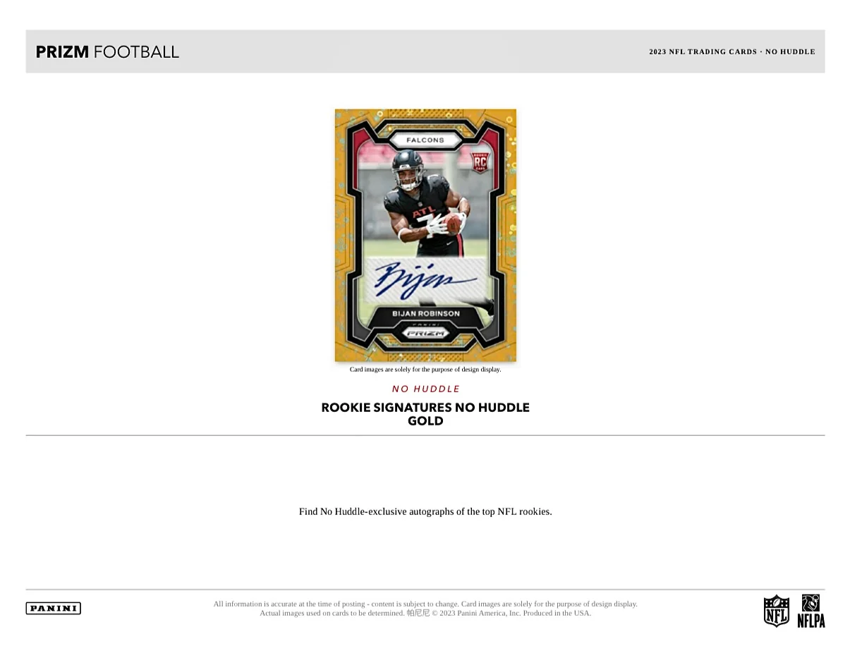 2023 Panini Prizm Football No Huddle Box - Image 5