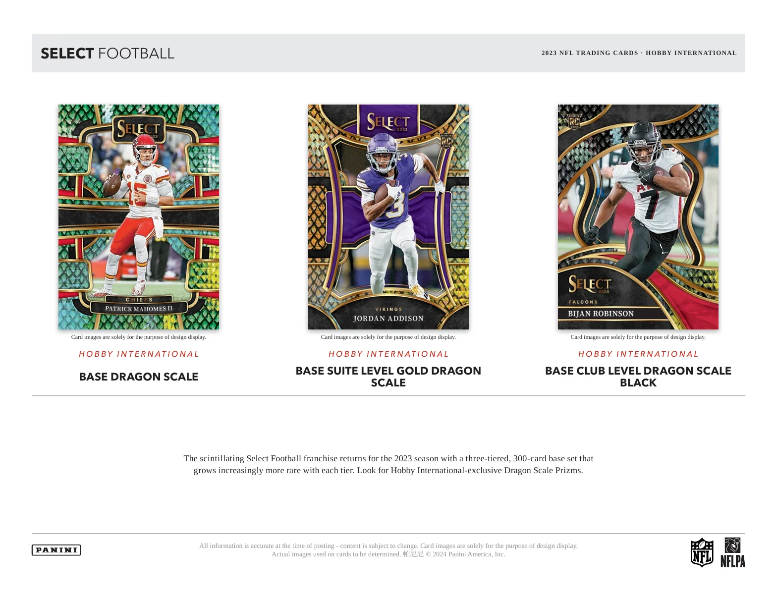 2023 Panini Select Football Hobby International Box - Image 3