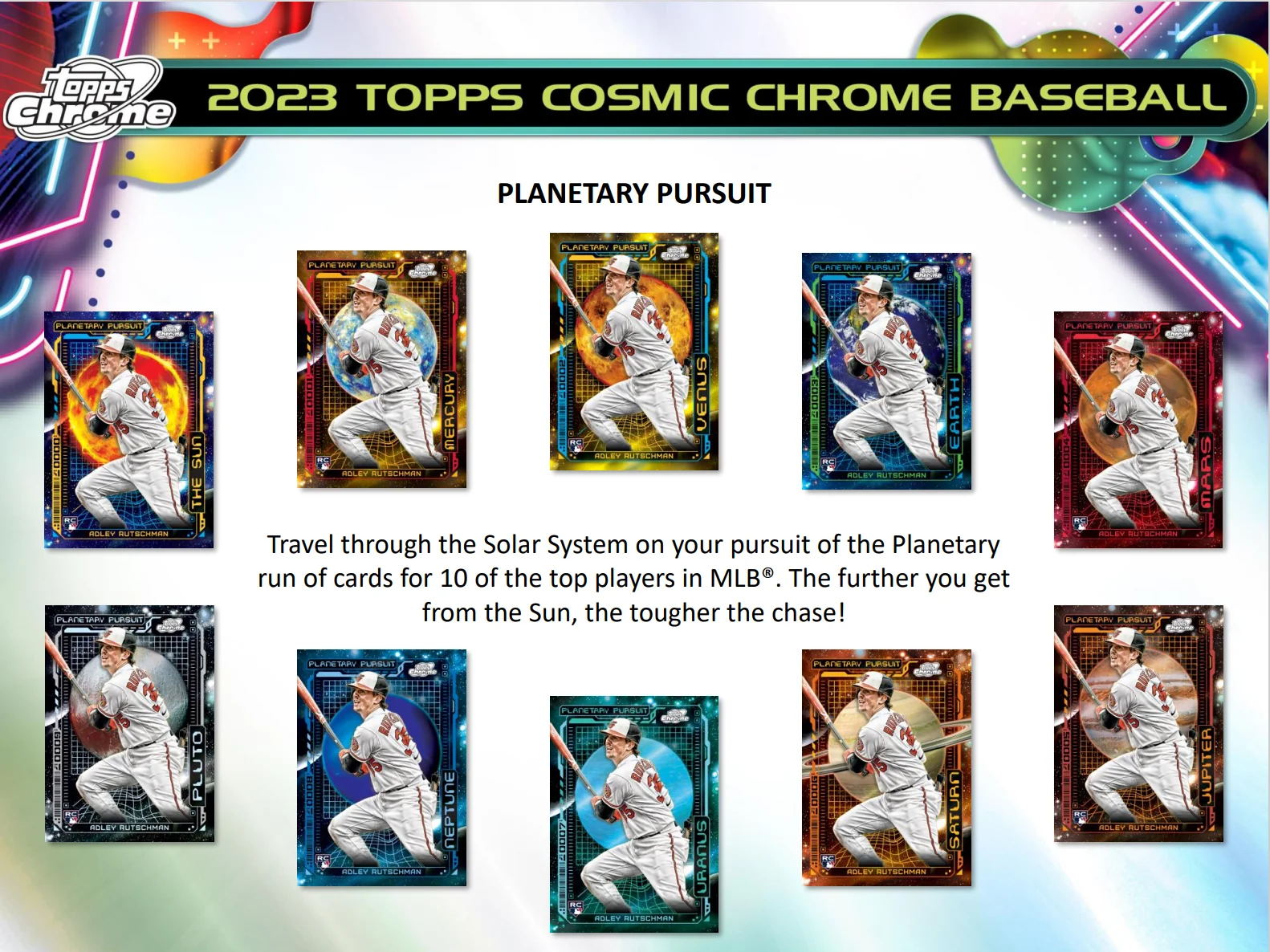 2023 Topps Chrome Cosmic Baseball Hobby Box - Image 6
