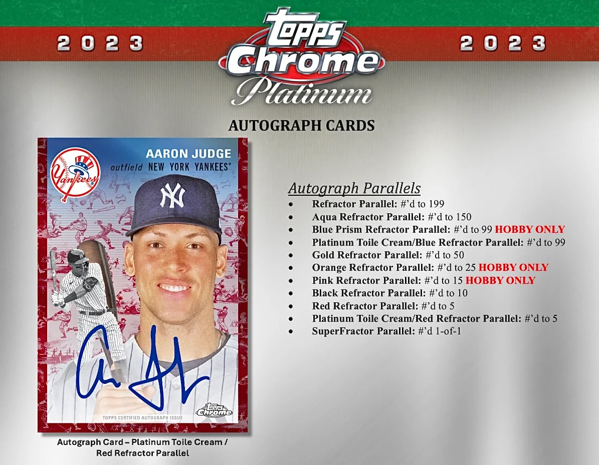 2023 Topps Chrome Platinum Anniversary Baseball Hobby Box - Image 4