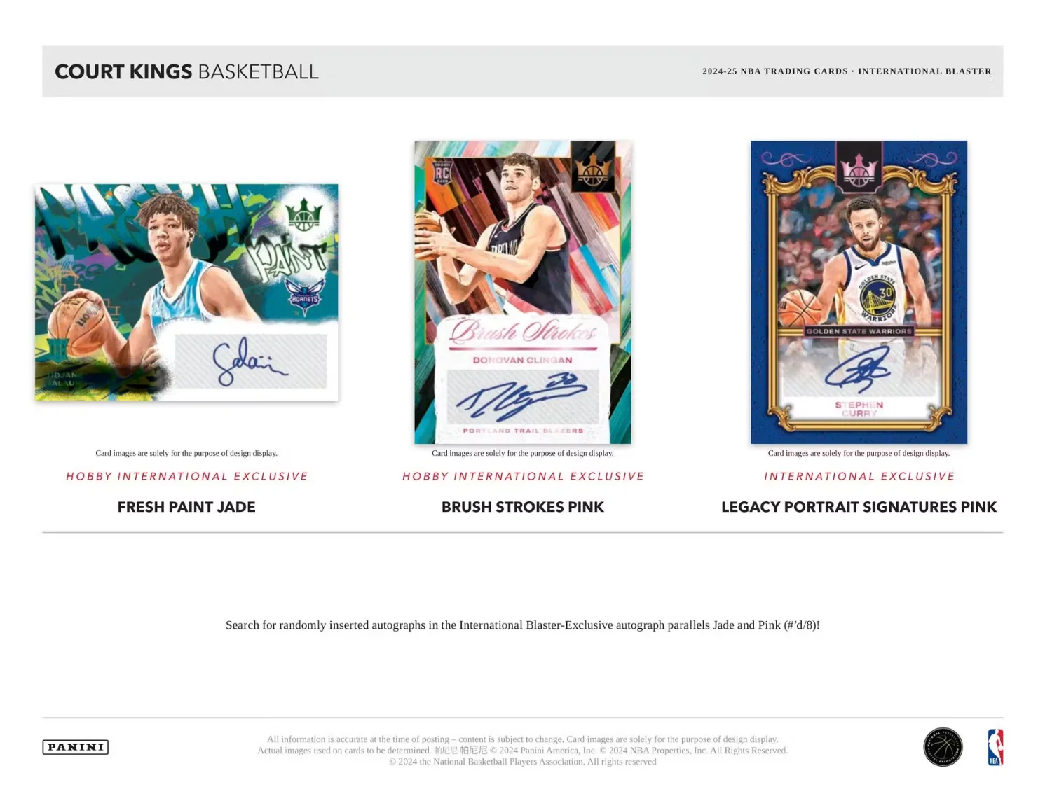 2024-25 Panini Court Kings Basketball International Blaster Box - Image 3