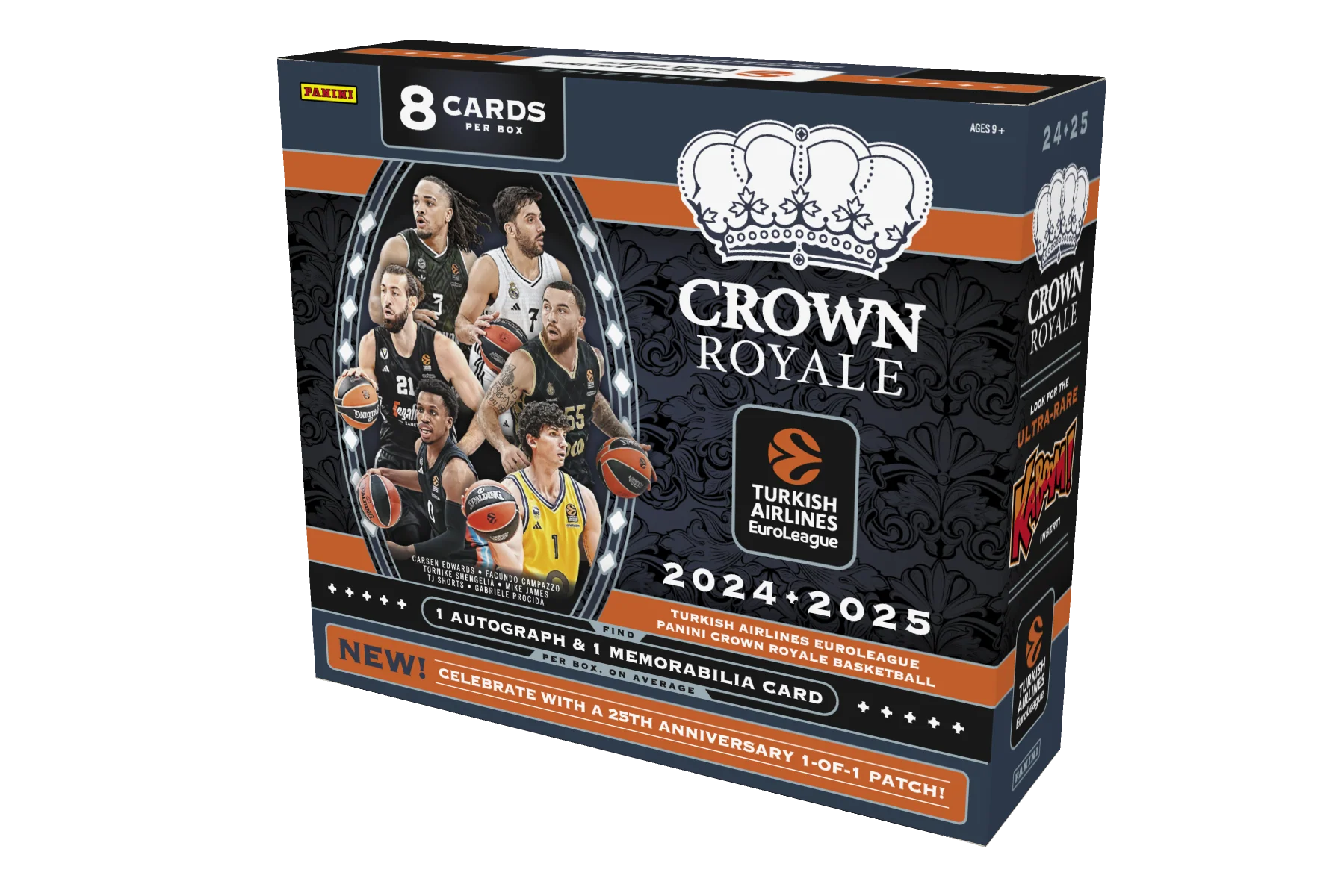 2024-25 Panini Crown Royale EuroLeague Basketball Hobby Box