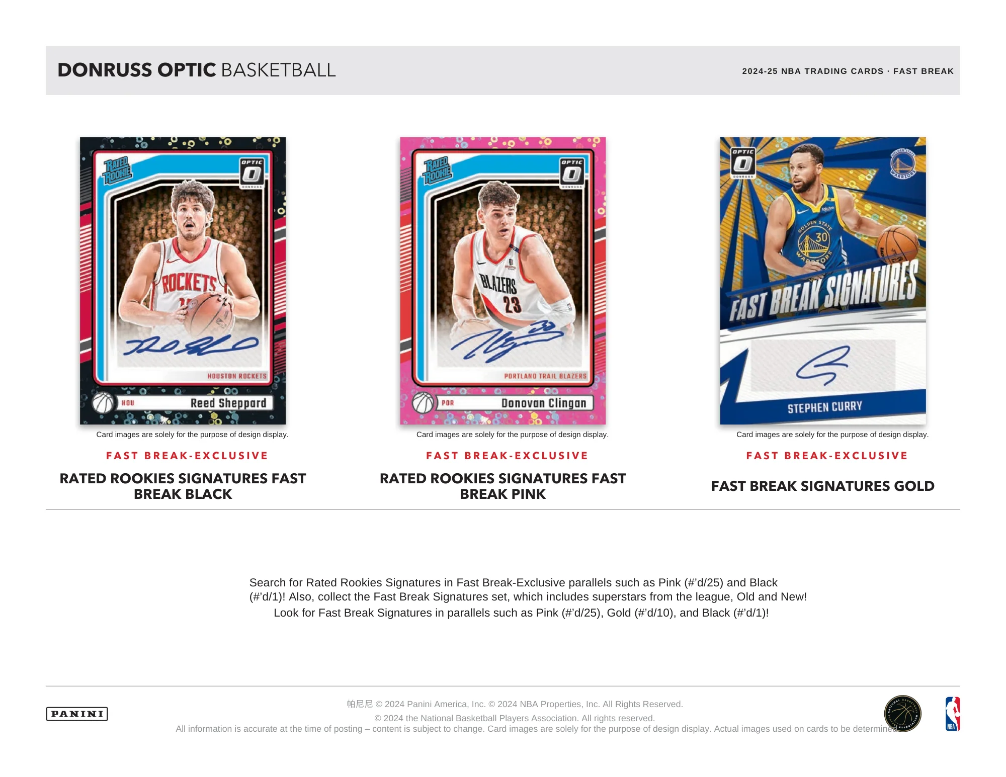 2024-25 Panini Donruss Optic Basketball Fast Break Box - Image 3