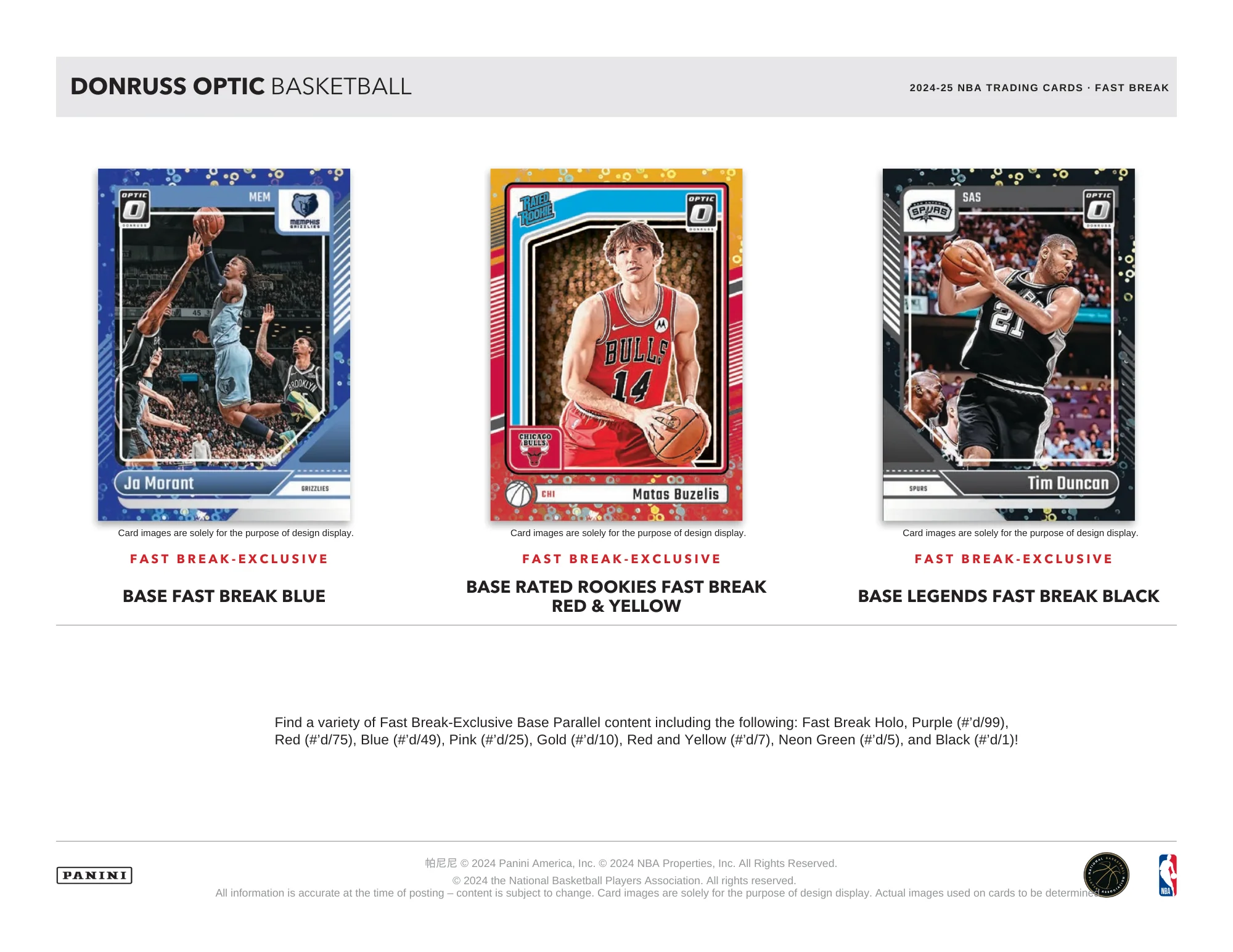 2024-25 Panini Donruss Optic Basketball Fast Break Box - Image 4