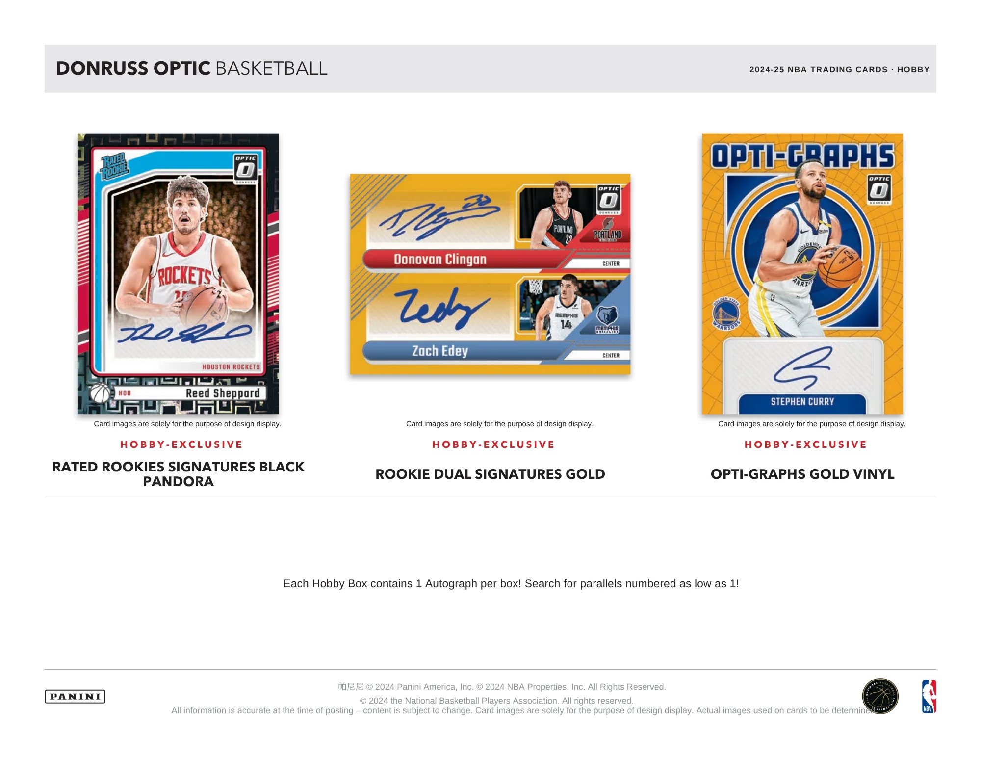 2024-25 Panini Donruss Optic Basketball Hobby Box - Image 3