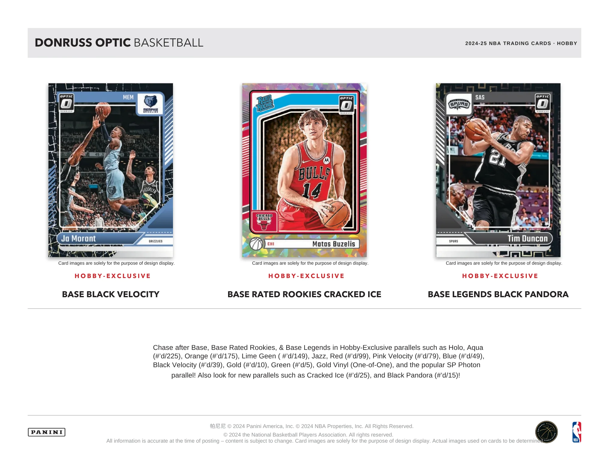 2024-25 Panini Donruss Optic Basketball Hobby Box - Image 4