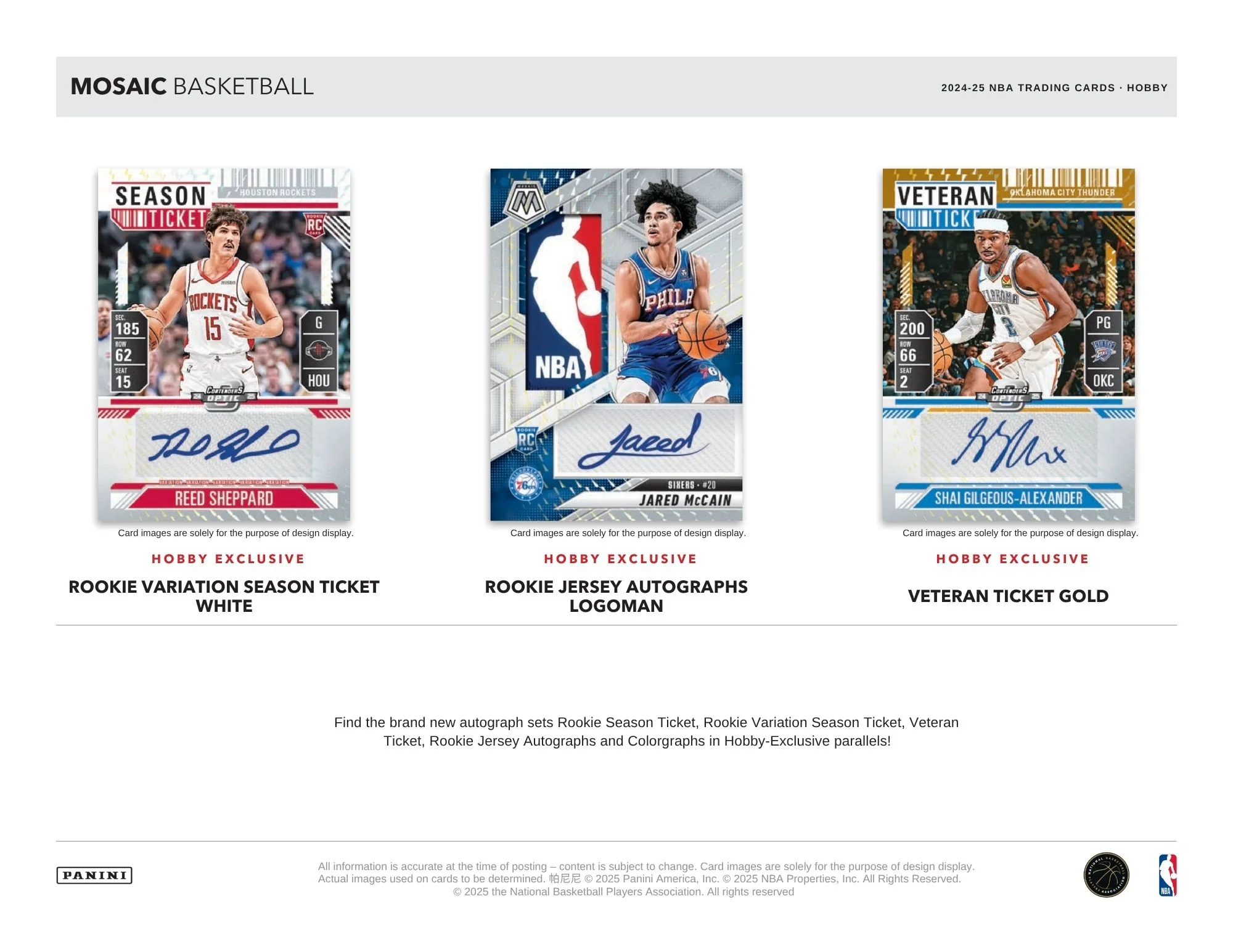 2024-25 Panini Mosaic Basketball Hobby Box - Image 4
